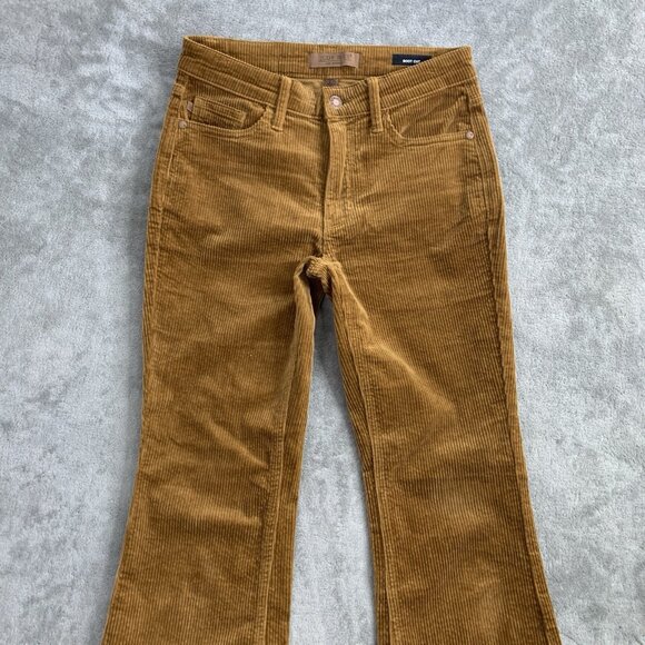Judy Blue Corduroy Pants Women 26x31” Brown Bootcut Stretch Retro Y2K Soft Boho - Picture 9 of 15